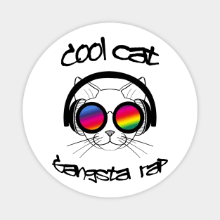 Cool cat gangsta rap Magnet